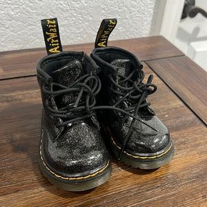 Dr Marten 1460 GLITTER toddler baby girl sz 4